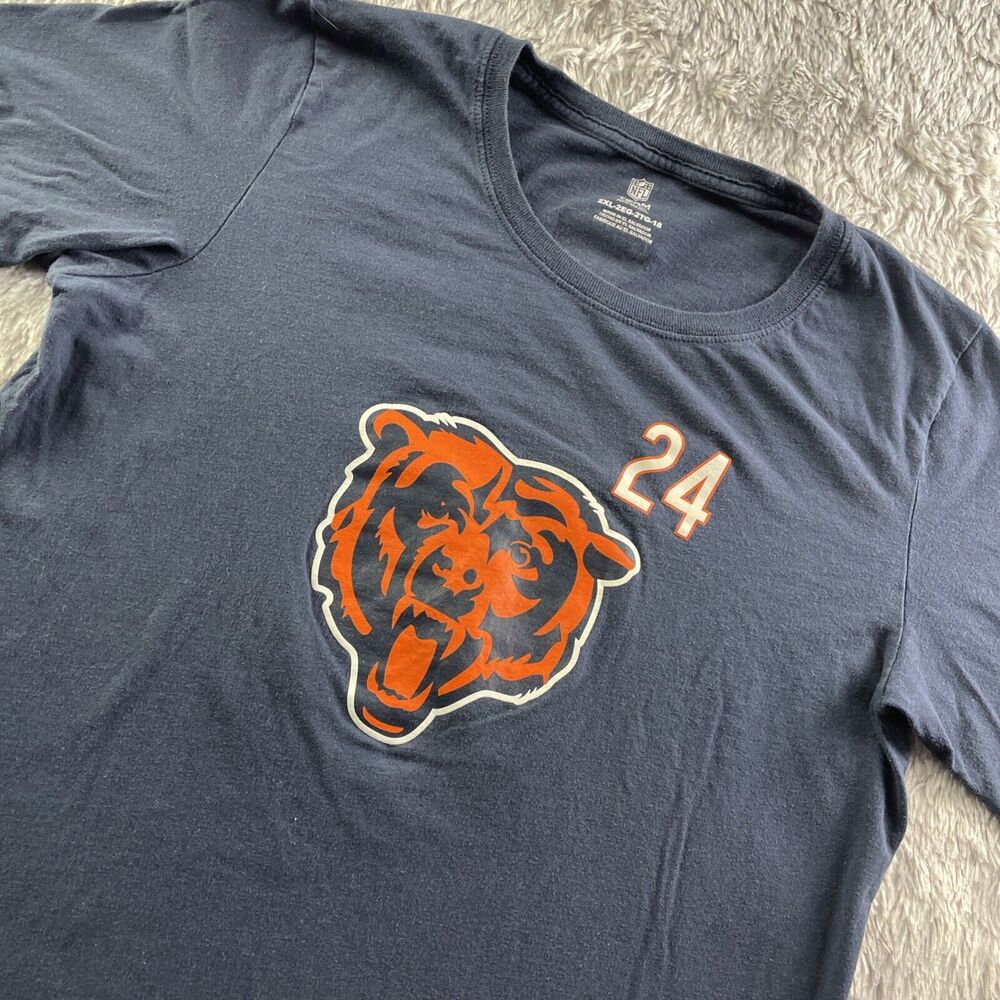 Chicago Bears Shirt Youth 2XL Blue Orange White Jordan Howard NFL Football Tee